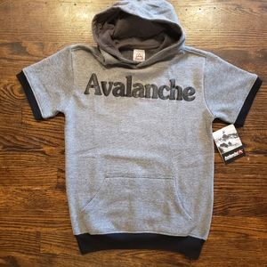 Boys Avalanche short sleeve hoodie